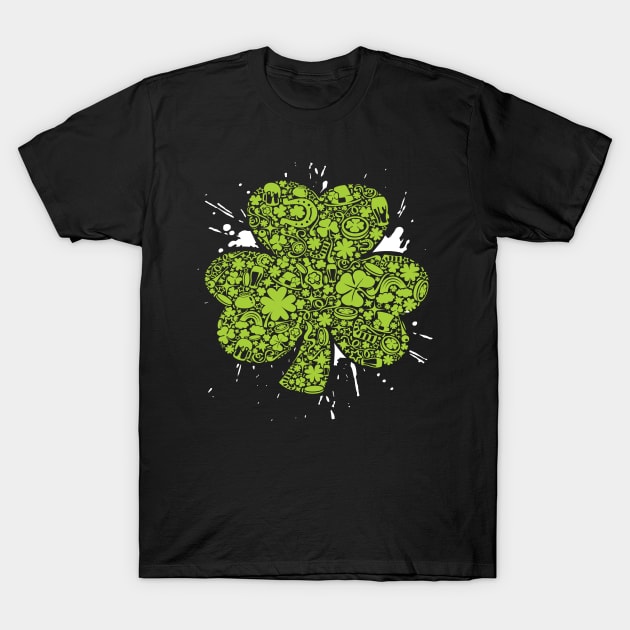 st patricks day shamrock T-Shirt by HBfunshirts